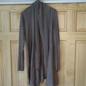 Apt 9 1x brown long sleeve cardigan